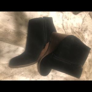 Lucky brand wedge booties